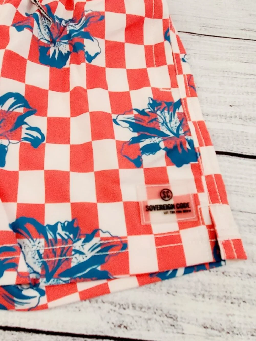 Sovereign Code Kids Session Swim Shorts Floral Size 2T NWT